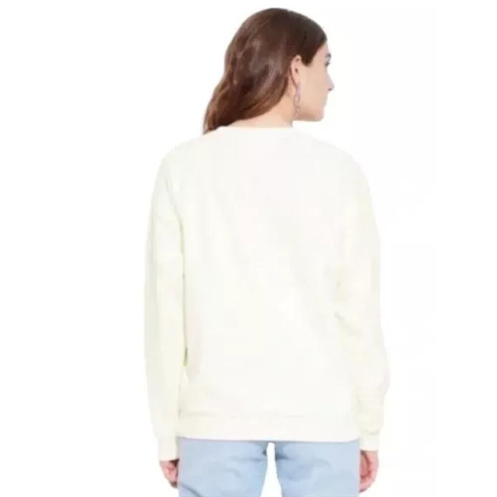 Barbie Women's Long Sleeve Graphic Vacay Mode Sweatshirt Size 2x Off Whi — image 3 of 8